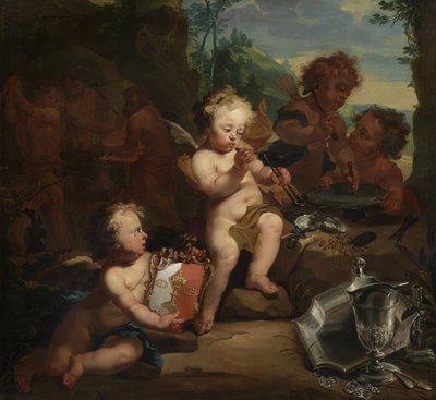 Allegorie des Silberschmiedehandwerks von Matthias de Visch  